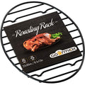 Black Oval Roasting Rack with Integrated Feet (12x8.5")
