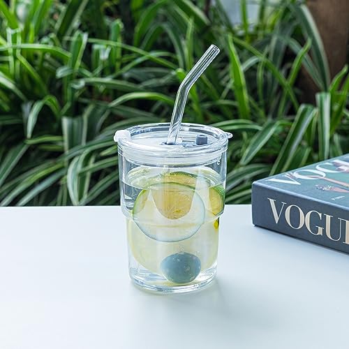 13oz 400ml Tumbler Water Glass (White-2pack)