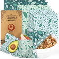 Reusable Beeswax Food Wraps (Boho Leaves)