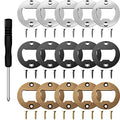 15 Set Bottle Opener Inserts Stainless Steel Insert with Screws Screwdriver