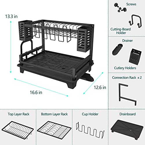 Dish Drying Rack (Black)