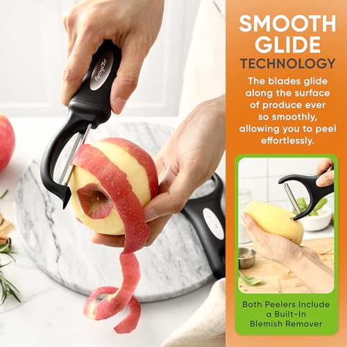 Swivel Vegetable Peeler & Y Potato Peeler w