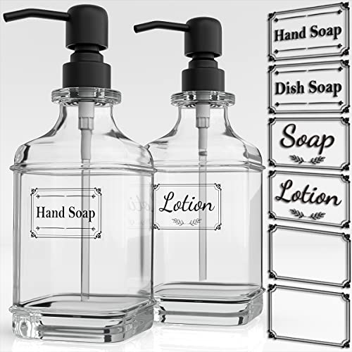 2 Pack Soap Dispenser (Black)