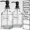2 Pack Soap Dispenser (Black)
