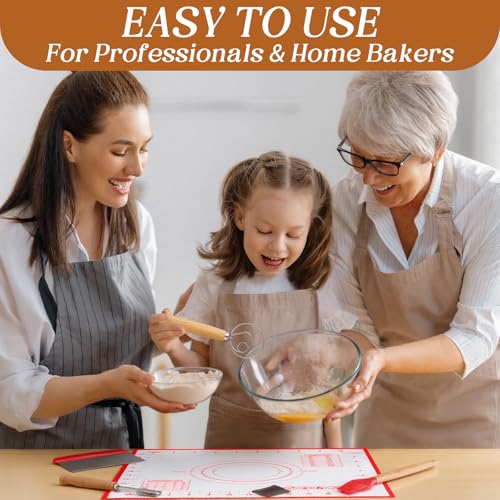 7 Pcs 4.7 Quart Large Glass Bowl for Bread Starter Mixing Bowl (4.7 Quart)