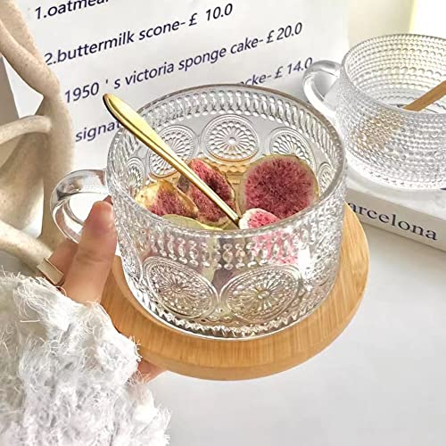 Vintage Coffee Tea Cups (Flower Coffee Glass)