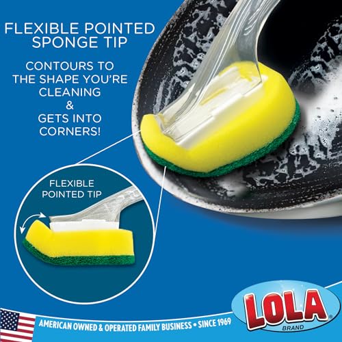 Soap Dispenser Dish Brush Wand (1 Wand / 1 Head)