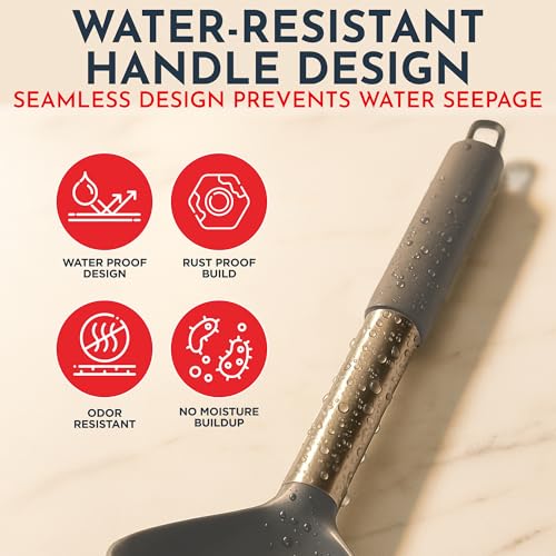 34 PCs Silicone Kitchen Utensils Set (Gray / Set)