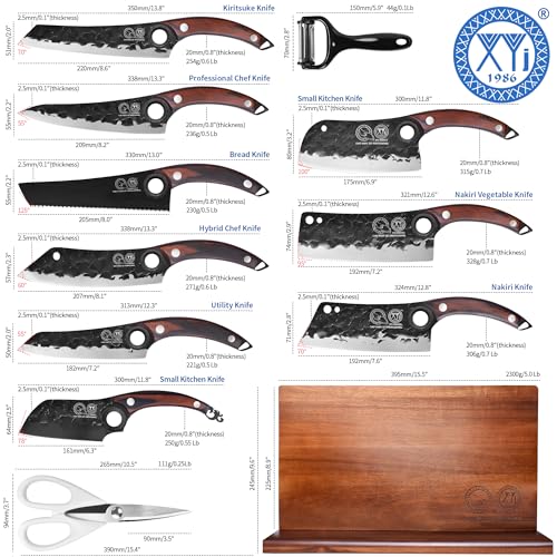 Knife Block Set (Coffee)