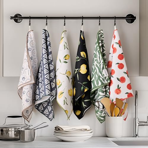 Waffle Kitchen Towel Set of 2 (Peachy Leaves)