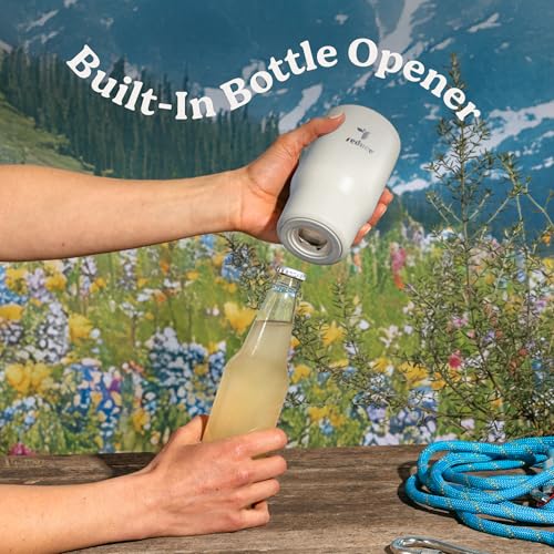 4-in-1 Drink Cooler - Versatile Can & Bottle Holder with Vacuum Insulation - Keeps Drinks Cold Up to 4 Hours - Includes Bottle Opener - Fits Cupholders & Dishwasher Safe - 14oz - Black (Black / Single)