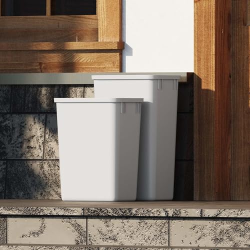 Dowell 50Qt Wastebasket Trash Can Garbage Container (50 QT Basket Only)