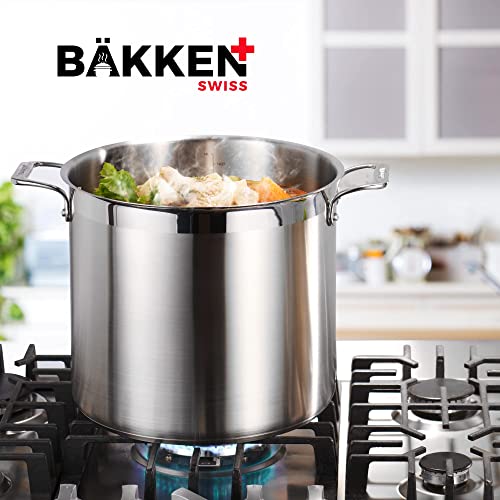 Stainless Steel Stockpot with Lid 24 Quart (24 Quarts)
