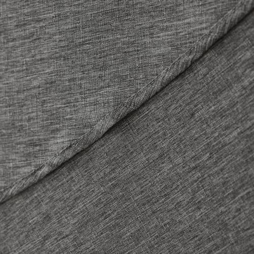 Waterproof Round Tablecloth for Round Dining Table (Dark Grey / 70" (Round))