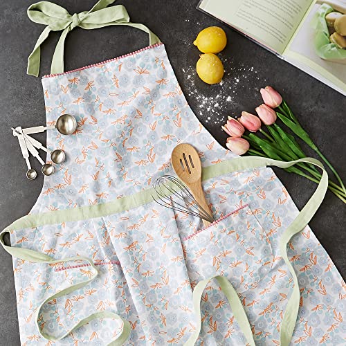 Women's Spring & Summer Apron Collection Adjustable (Blue Blossom)