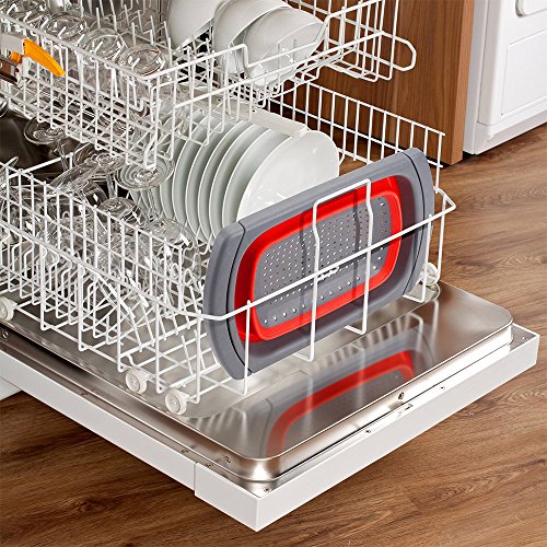 Colander Collapsible (Red)
