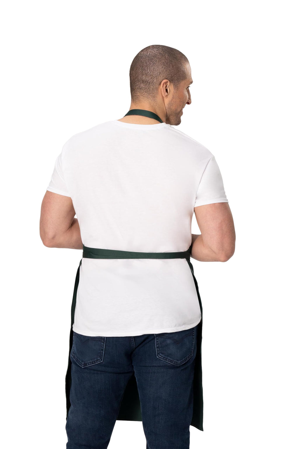 Unisex Butcher Apron (Hunter Green)