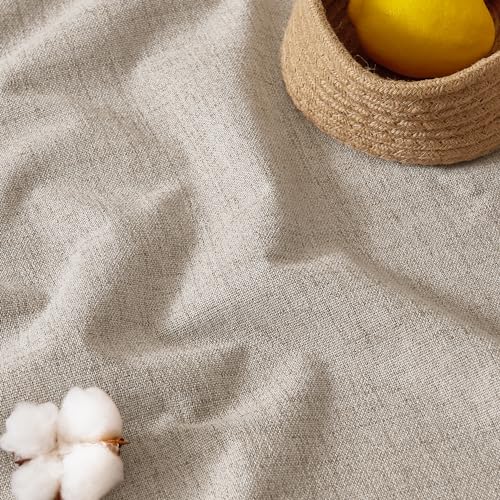 Natural Beige 100% Blackout Curtains for Bedroom 84 Inch Long (Natural Beige / 52"W x 84"L (Pack of 2))