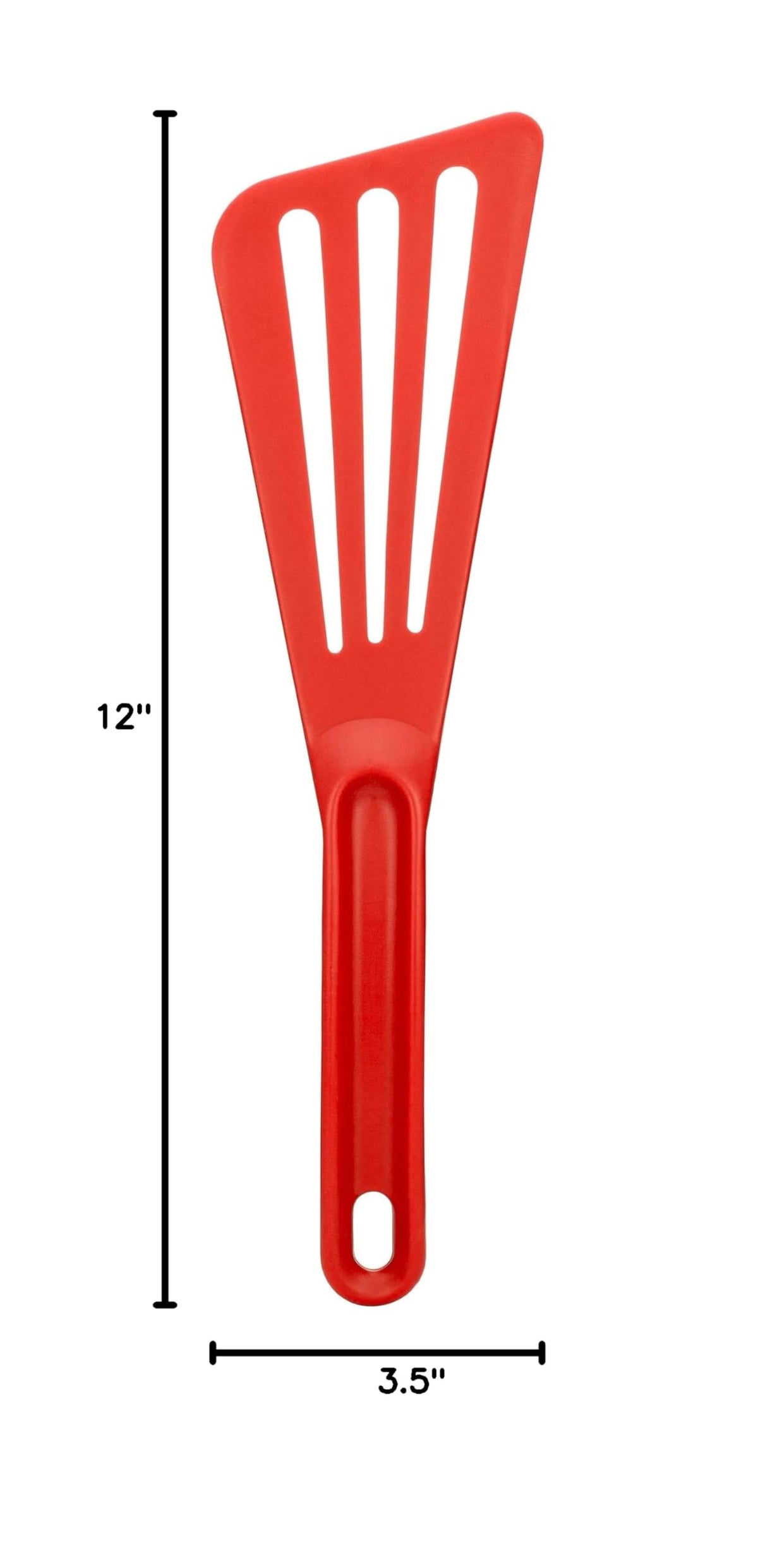 Bourgeat Exoglass® High Temperature Pelton Spatula (Red)
