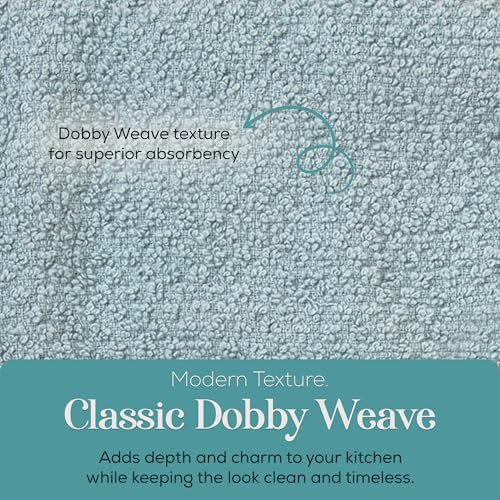 Kitchen Towels (Blue/White Dobby)