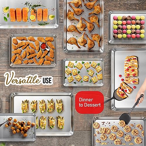 Aluminum Baking Sheet (1 Pack / Half Sheet Pan/18"x13")