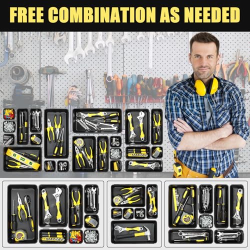 60PCS Tool Box Organizer Tray Divider