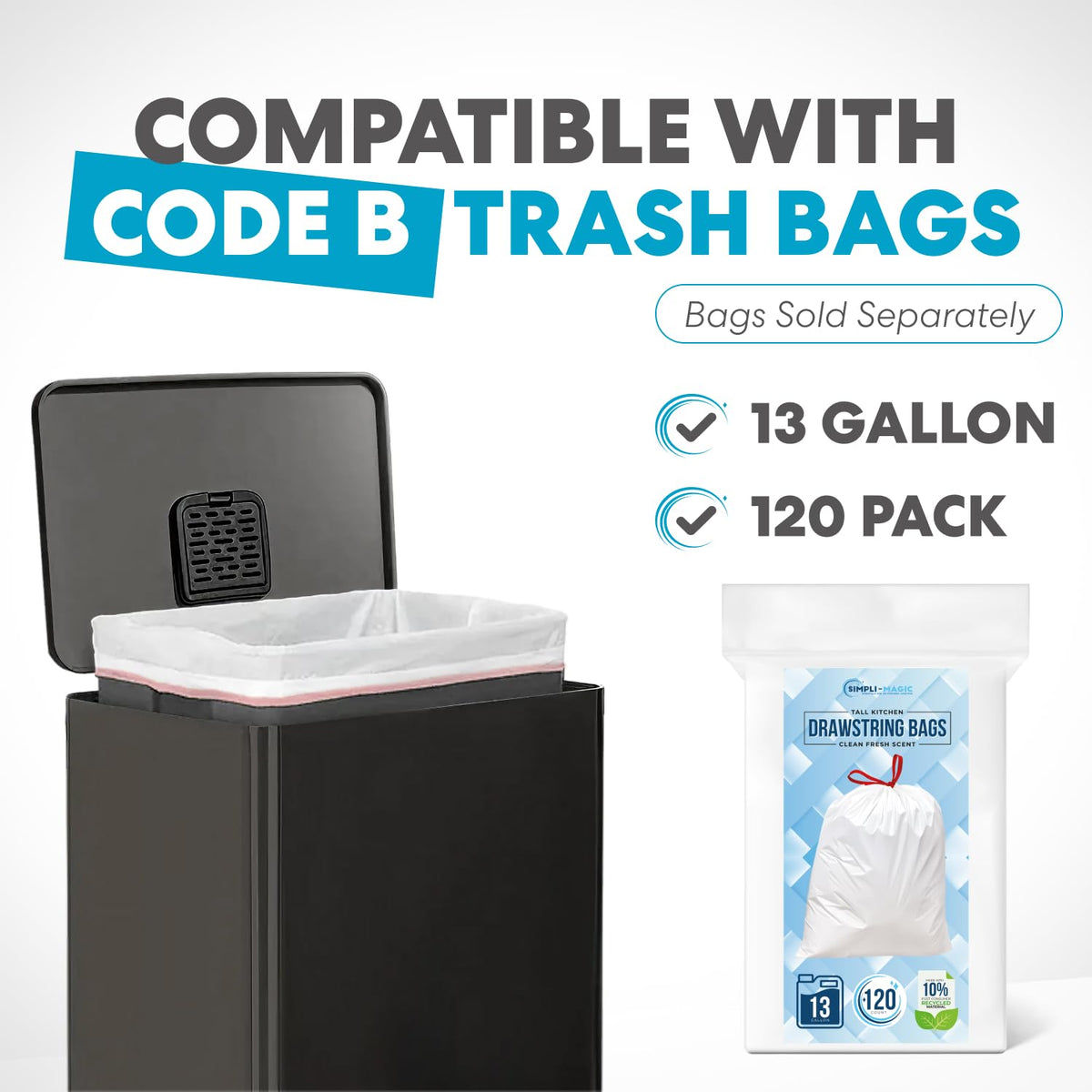 13.2 Gallon 50L (Black Gun Metal / Large)
