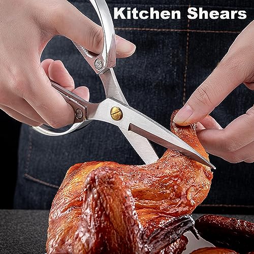 Kitchen scissors 2 Pack (Bronze+silver)