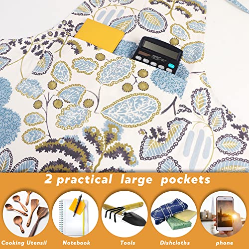 Extra Large Canvas Cotton Apron for Men & Women (Tree)