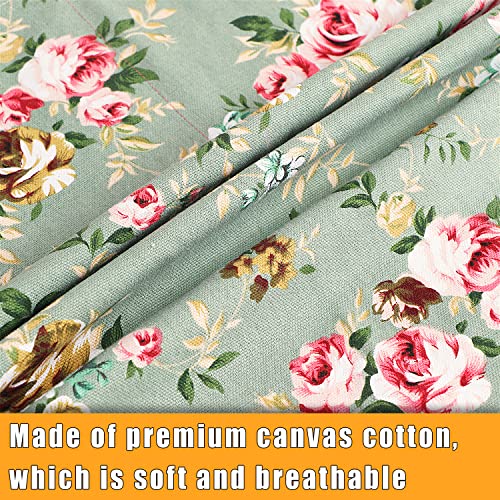 Extra Large Canvas Cotton Apron for Men & Women (Greenness)