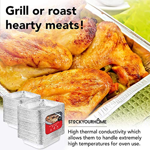 Aluminum Pans 9x13 Disposable Foil Baking Pans