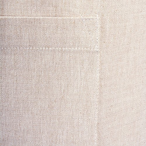 100% Cotton Solid Chambray Kitchen Set (Natural / Chef Apron)