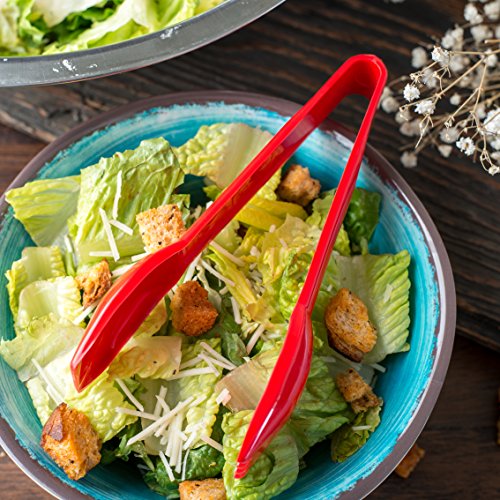 460605 Carly Salad Tong (6" Salad Tong / 1 Pack / Red)