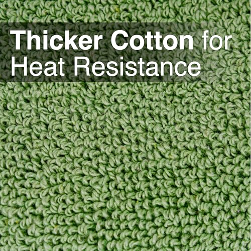 Terry Potholder & Hot Pad (2-Pack / Cactus Green)