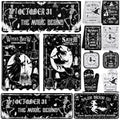 13 Pcs Vintage Witch Halloween Kitchen Decor (Halloween)