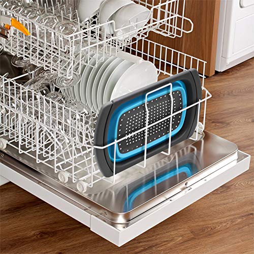 Colander Collapsible (Blue)