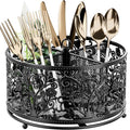 360° Rotating Flatware Caddy (Black)