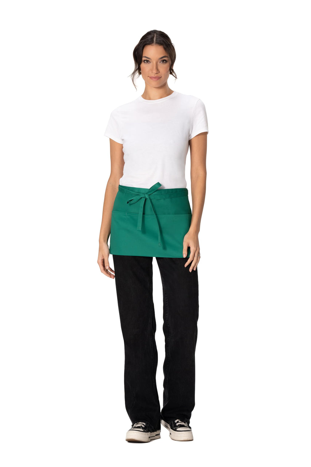 Unisex Waitress Apron (Kelly Green)