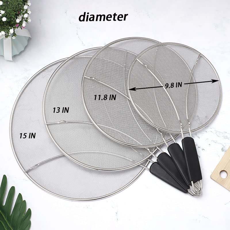 Large Splatter Screen for Frying Pan (15 INCH)