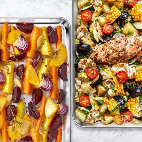 1PC 18 x 13 Inches Stainless Steel Half Baking Sheet Pan (17.5x13x1)