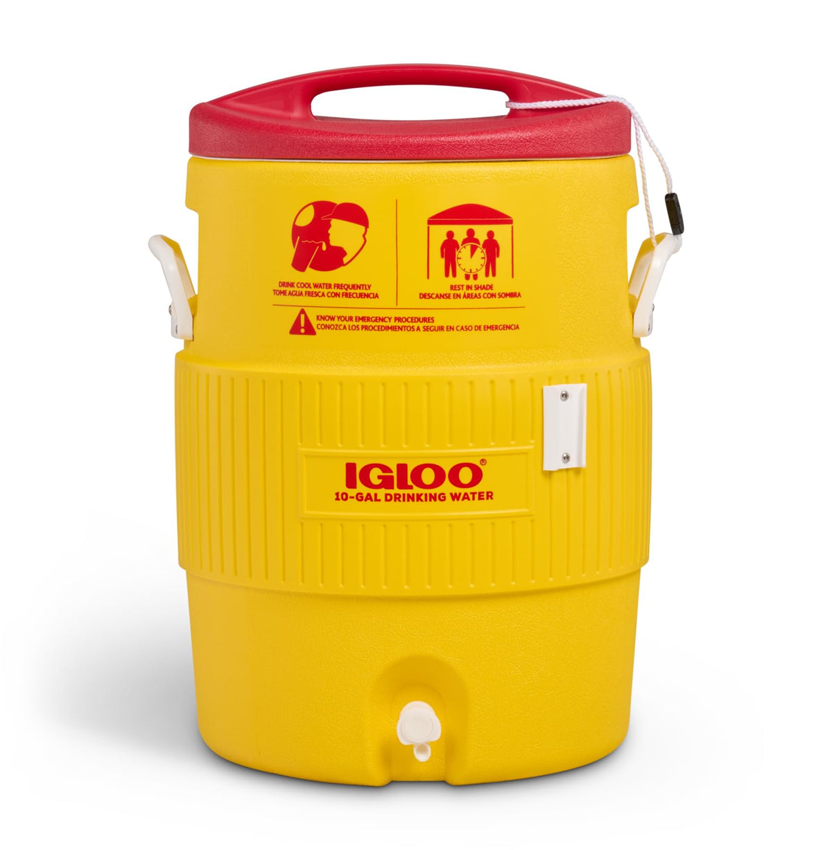 10 gallon Industrial Beverage Cooler (Yellow 10 Gallon)