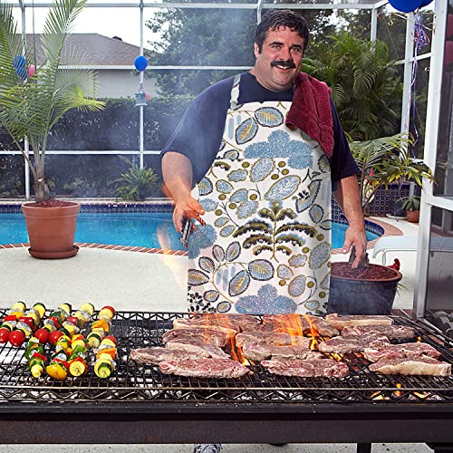 Extra Large Canvas Cotton Apron for Men & Women (Tree)