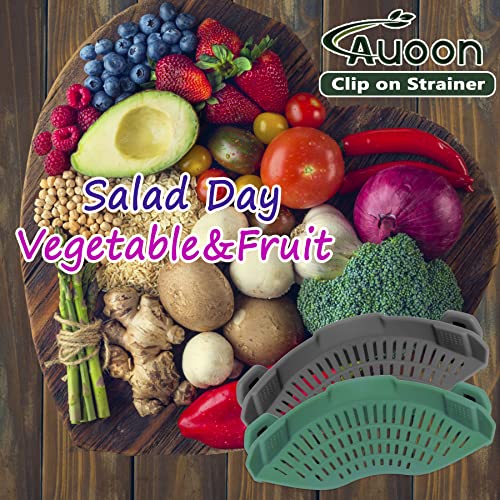 Clip On Strainer Silicone for Pots (Sea Blue / Standard 8.86 x 3.55 in)