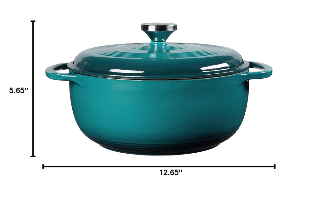 Essential Enamel Cast Iron Dutch Oven (Lagoon)