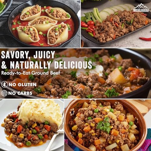 All Natural Canned Ground Beef 28 Oz Fully Cooked (Pack of 12)