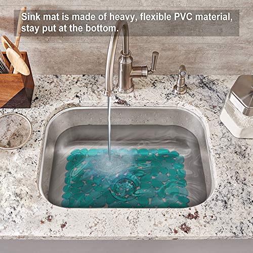 Pebble Sink Mat for Stainless Steel (Green)
