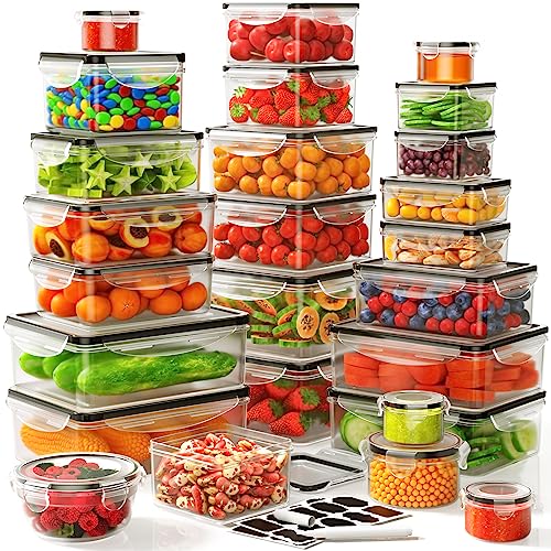 52 PCS Food Storage Container with Lid Airtight (26 Pack (Large))