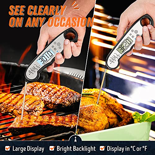 Digital Meat Thermometer (Black - Sliver)