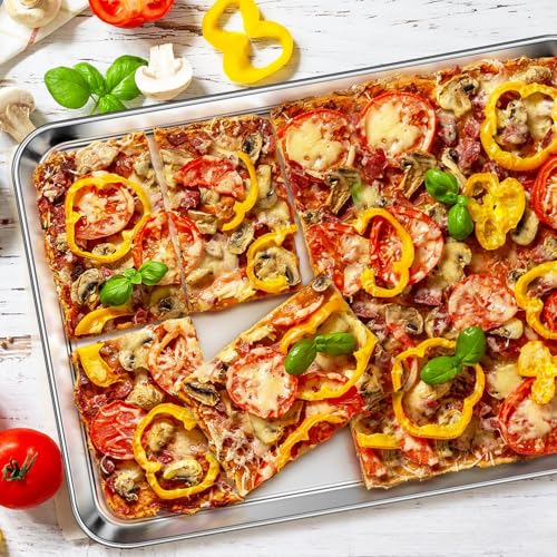 1PC 18 x 13 Inches Stainless Steel Half Baking Sheet Pan (17.5x13x1)