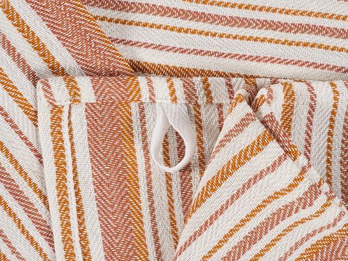 Assorted Flat Kitchen Towels (Orange / 18 x 28 - 10 Pack)